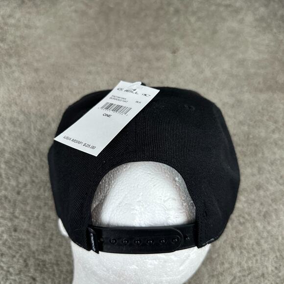 O'Neill Hat Cap Mens One Size Gray Black Snapback Acrylic Wool Blend NEW - Picture 5 of 8